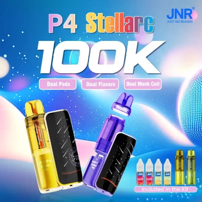 JNR Vape P4 Stellarc 100K Puffs Kit - Refillable & Replaceable Pod Vape